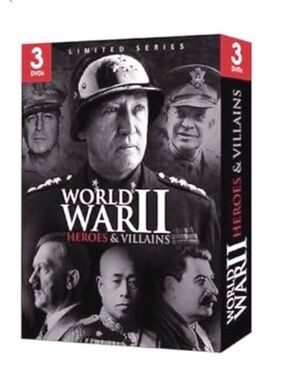 World War II Heroes‎ & Villains 3-DVD Documentary Boxed Set